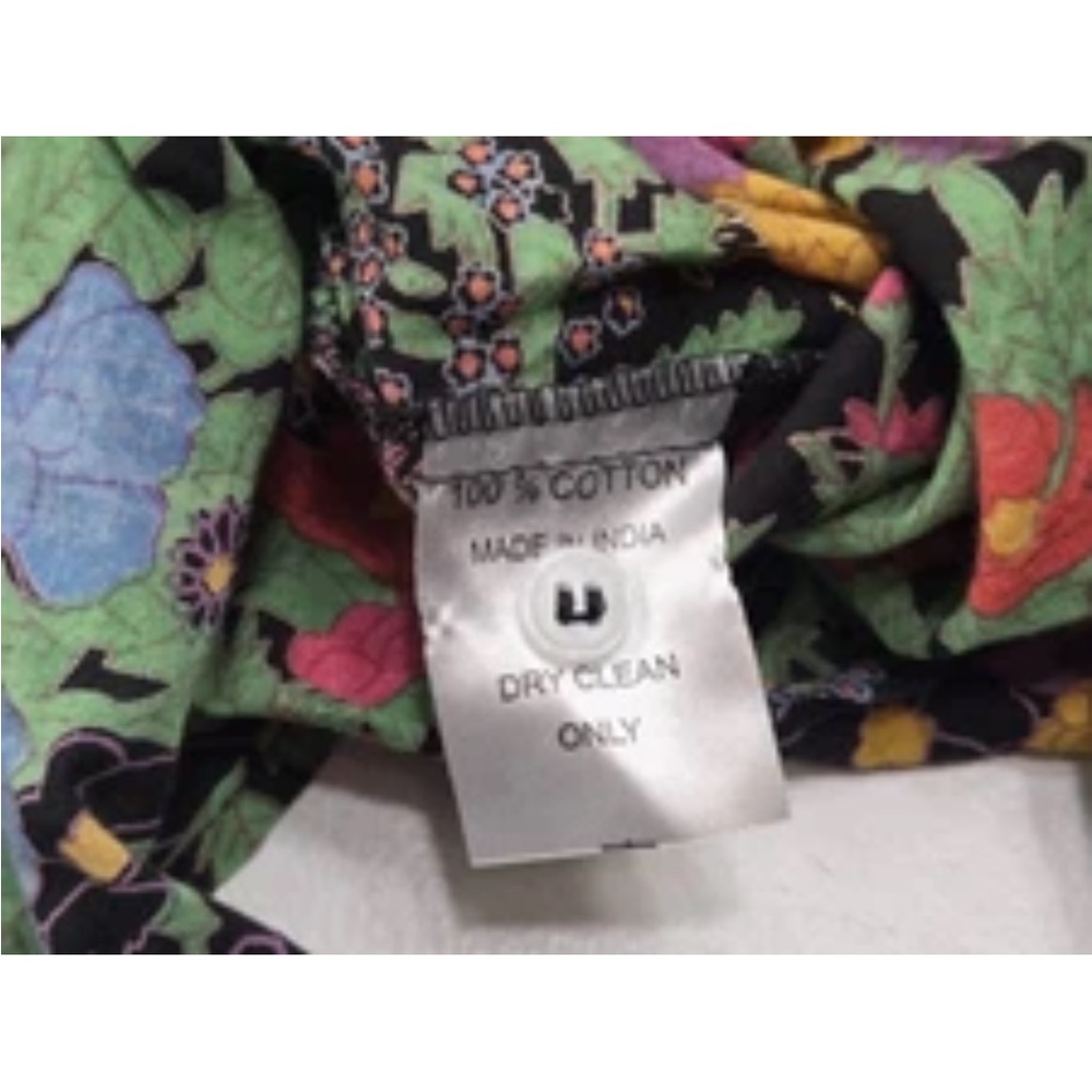 Mille SOFIA Long Sleeve Button Up Shirt Botanica Size M Womens - Picture 4 of 6